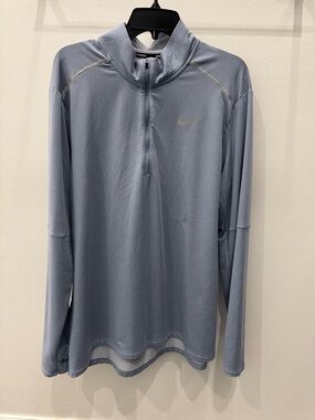 Nike Men’s Light Blue Dri-FIT Running Quarter-Zip Top Size XL